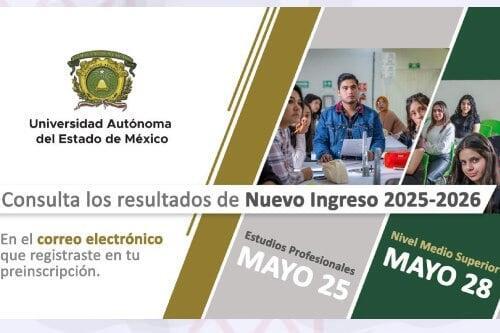 UAEMEX enviará resultados de nuevo ingreso por correo electrónico